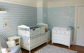 David Hicks Hexagon Wallpaper Adds Sensational Style To The Nursery