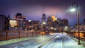 Twin Cities In De Winter Wallpaper