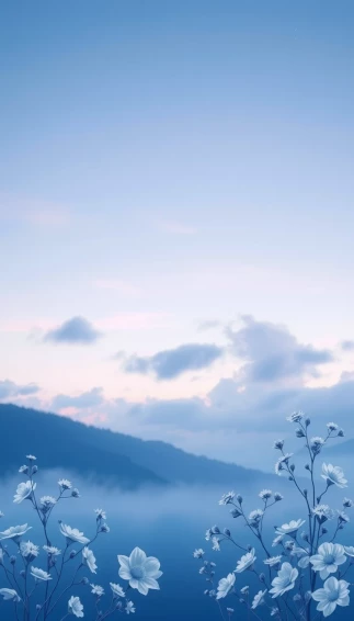 Soft Blue Aesthetic Wallpaper