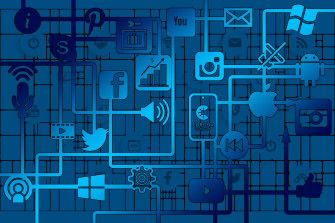 Logo Technology Social Media 4k Ultra HD Wallpaper