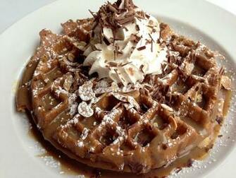 Belgian Waffles Chocolate Wallpaper