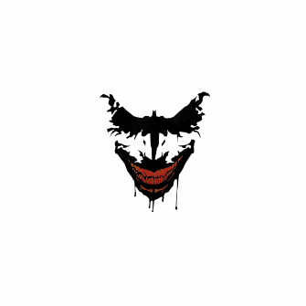 Wallpaper Joker Smile Minimal Art iPad Air