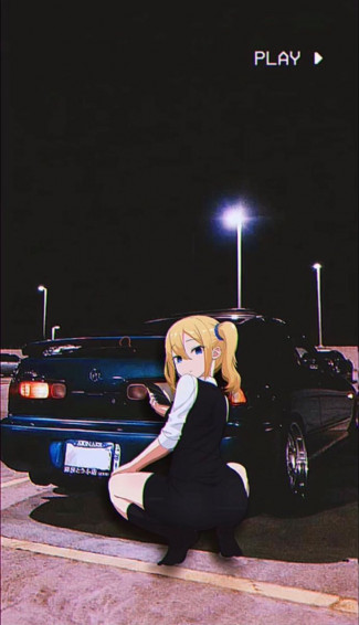 Anime X Jdm Cars Wallpaper