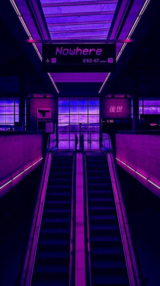 Cute Purple Aesthetic iPhone Theme Wallpaper
