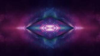 Abstract Blue Outer Space HD Wallpaper Background