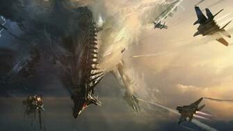 Artwork Futuristic Air Force Battle Digital Art