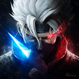 Kakashi Fanart Saifrygo In Naruto And Sasuke Wallpaper