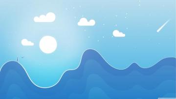 Simple Illustration Wallpaper Top