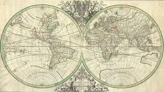French Vintage World Map UHD 4k Wallpaper