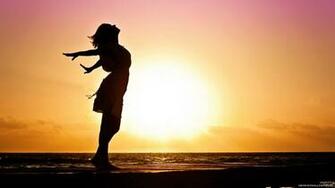 Woman Silhouette HD Wallpaper New