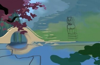 Mulan Background Wip By Sailormuffin
