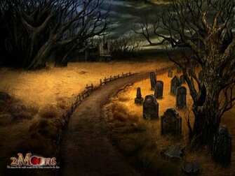 Graveyard 2moons Wallpaper Jpg