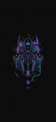 Transformer Logo Two Art Illust iPhone X Wallpaper