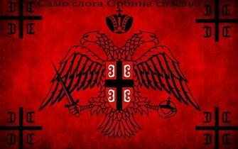 War Brotherhood Flags Serbia Ancient Serbian Orthodox