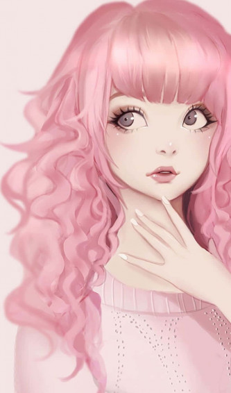 Pastel Pink Aesthetic Anime Wallpaper