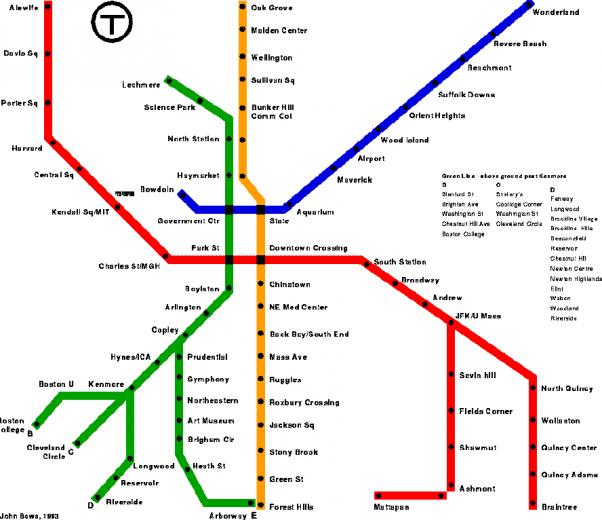 Map Of Boston T Black Wallpaper