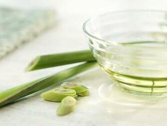 Spa Items Photos Lemon Grass And Essential Oil Wallpaper
