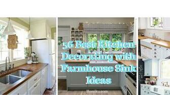 Best Kitchen Decorating With Farmhouse Sink Ideas Homiku