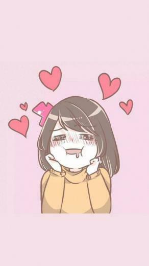 Drool Anime Style Drawing In Cute Couple Wallpaper Kawaii