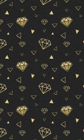 Black And Gold Diamond Wallpaper iPhone