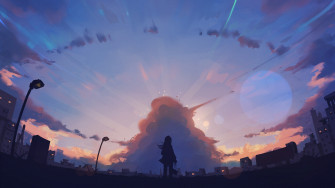 Behind The Clouds Anime 4k HD Wallpaper Image