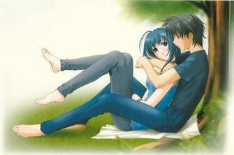 Wallpaper Anime Boy And Girl Hugging HD Pictures