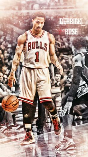 iPhone Derrick Rose HD Wallpaper Background
