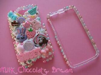 Girly Sweet Pearl Decoden Phone Case By Frainy
