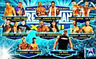 Wrestlemania Wallpaper De Match Card Complete