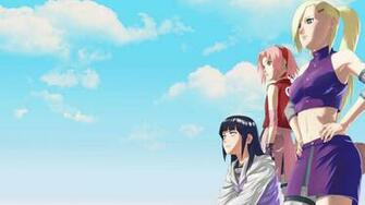 Girls From Naruto Full HD Wallpaper Sakura Haruno Hinata Hyuga Ino