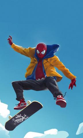 Skateboarding iPhone Wallpaper On
