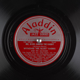 Wynonie Harris Mr Blues Jumped The Rabbit Vinyl Record Wallpaper