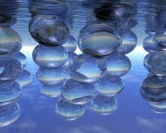 Floating Bubbles Wallpaper