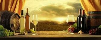 Wallpaper Barrels Grapes Corkscrew Wine White Red Glasses Cork