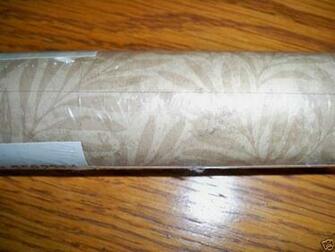 Beige Tan Bamboo Leaf Asian Waverly Wallpaper