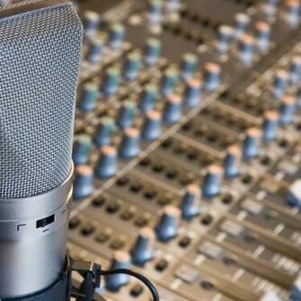 Artistic Recording Studio HD Wallpaper Background For