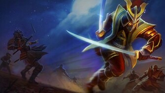 Shen League Of Legends HD Wallpaper Warlord Skin Splash 3e
