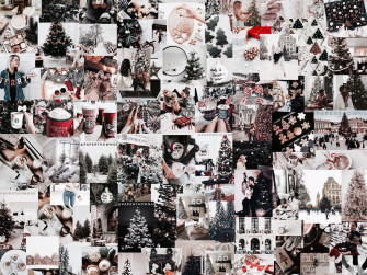 Christmas Collage Wallpaper By Paperthownss For iPad