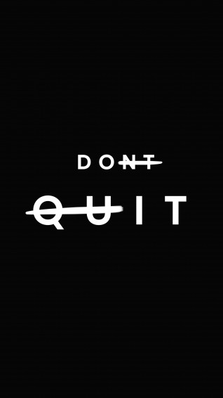 Motivational Quotes Aesthetic Don T Quit Wallpaper