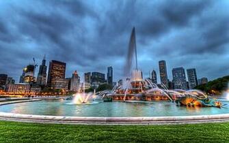 Buckingham Fountain Chicago Illinois United States Of America