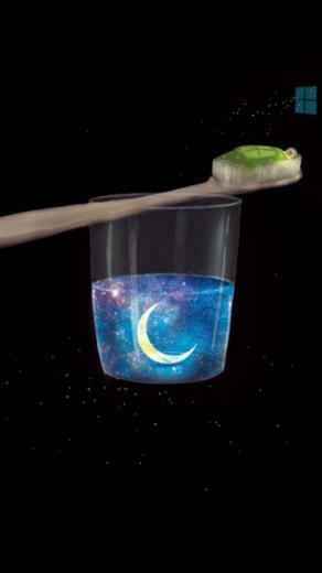Creative Toothbrush And Toothpaste Wallpaper iPhone