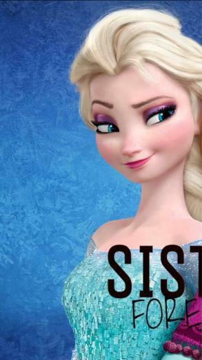 Sisters Forever Elsa Frozen iPhone Wallpaper Part Of