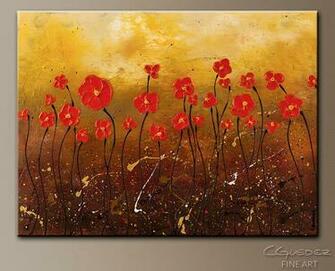 Abstract Painting Wide Wallpaper
