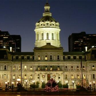 iPad Wallpaper Baltimore City Hall Architecture