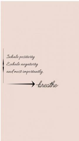 Breathe Wallpaper Pastel Series Inhale Exhale Quotes
