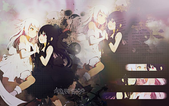 Wallpaper Anime Girls Black Buraku By Nagamii Chan