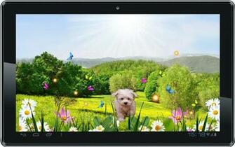 Spring Puppy Live Wallpaper Android Apps On Google Play