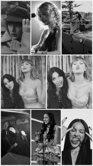 Olivia Rodrigo And Taylor Swift Collage Posters