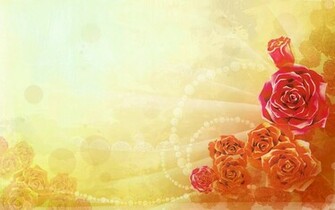 Beautifully Illustrated Vector Flower Background