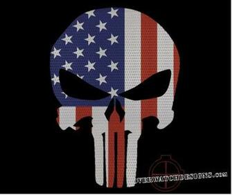 Punisher Flag Sticker